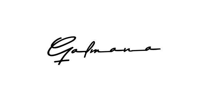 Design your own signature with our free online signature maker. With this signature software, you can create a handwritten (Asem Kandis PERSONAL USE) signature for name Galmana. Galmana signature style 9 images and pictures png