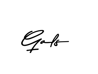 Design your own signature with our free online signature maker. With this signature software, you can create a handwritten (Asem Kandis PERSONAL USE) signature for name Gals. Gals signature style 9 images and pictures png