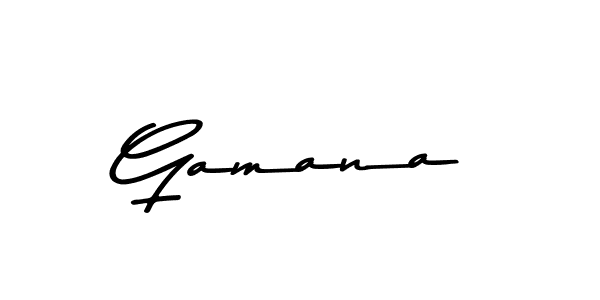 Gamana stylish signature style. Best Handwritten Sign (Asem Kandis PERSONAL USE) for my name. Handwritten Signature Collection Ideas for my name Gamana. Gamana signature style 9 images and pictures png