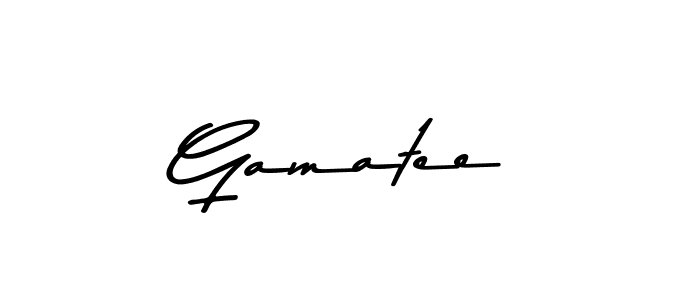 How to make Gamatee signature? Asem Kandis PERSONAL USE is a professional autograph style. Create handwritten signature for Gamatee name. Gamatee signature style 9 images and pictures png