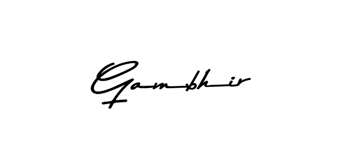 Best and Professional Signature Style for Gambhir. Asem Kandis PERSONAL USE Best Signature Style Collection. Gambhir signature style 9 images and pictures png