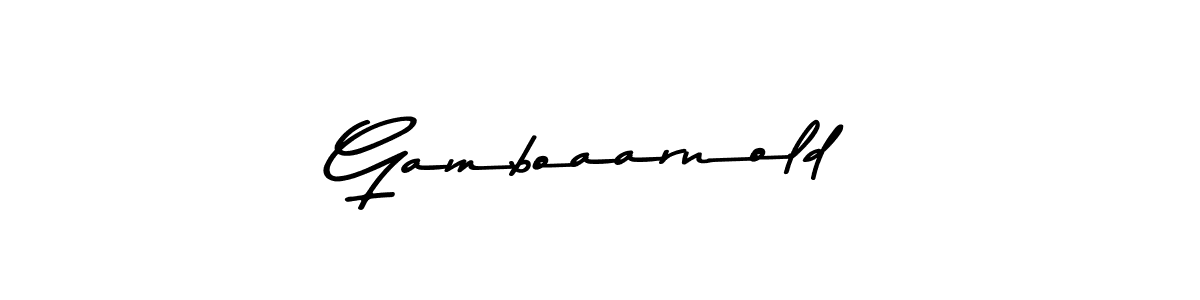 Also we have Gamboaarnold name is the best signature style. Create professional handwritten signature collection using Asem Kandis PERSONAL USE autograph style. Gamboaarnold signature style 9 images and pictures png