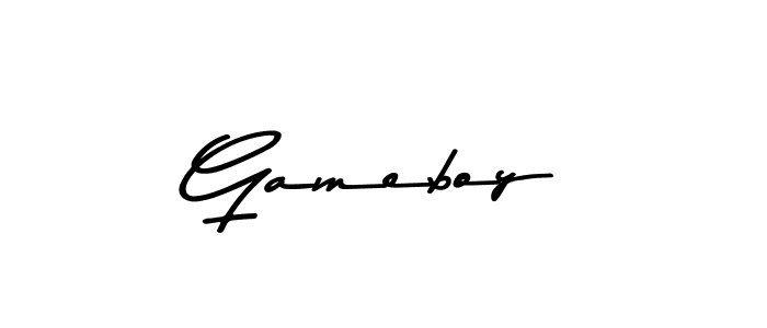 How to make Gameboy name signature. Use Asem Kandis PERSONAL USE style for creating short signs online. This is the latest handwritten sign. Gameboy signature style 9 images and pictures png