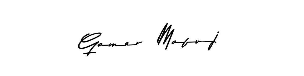 Make a beautiful signature design for name Gamer  Mafuj. With this signature (Asem Kandis PERSONAL USE) style, you can create a handwritten signature for free. Gamer  Mafuj signature style 9 images and pictures png