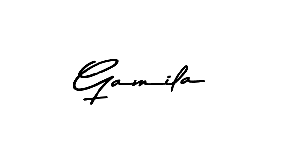 Make a beautiful signature design for name Gamila. Use this online signature maker to create a handwritten signature for free. Gamila signature style 9 images and pictures png