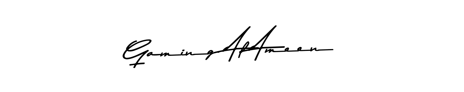 Once you've used our free online signature maker to create your best signature Asem Kandis PERSONAL USE style, it's time to enjoy all of the benefits that Gaming Al Ameen name signing documents. Gaming Al Ameen signature style 9 images and pictures png