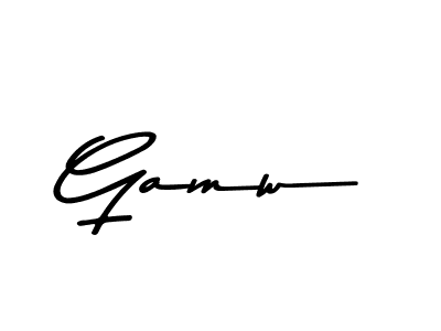 Create a beautiful signature design for name Gamw. With this signature (Asem Kandis PERSONAL USE) fonts, you can make a handwritten signature for free. Gamw signature style 9 images and pictures png