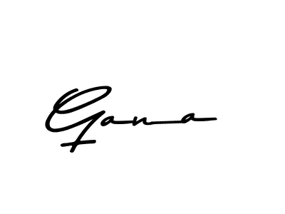 How to make Gana name signature. Use Asem Kandis PERSONAL USE style for creating short signs online. This is the latest handwritten sign. Gana signature style 9 images and pictures png