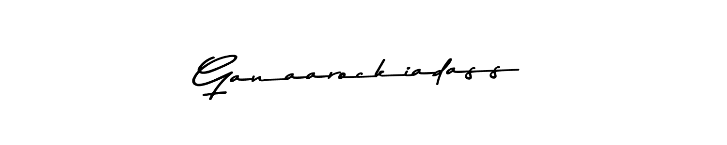 Create a beautiful signature design for name Ganaarockiadass. With this signature (Asem Kandis PERSONAL USE) fonts, you can make a handwritten signature for free. Ganaarockiadass signature style 9 images and pictures png