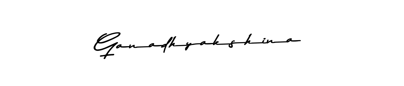 Ganadhyakshina stylish signature style. Best Handwritten Sign (Asem Kandis PERSONAL USE) for my name. Handwritten Signature Collection Ideas for my name Ganadhyakshina. Ganadhyakshina signature style 9 images and pictures png