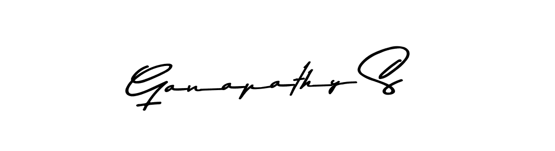 Design your own signature with our free online signature maker. With this signature software, you can create a handwritten (Asem Kandis PERSONAL USE) signature for name Ganapathy S. Ganapathy S signature style 9 images and pictures png