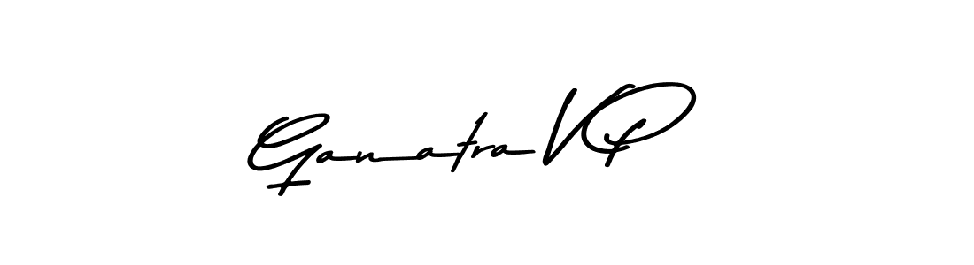 Ganatra V P stylish signature style. Best Handwritten Sign (Asem Kandis PERSONAL USE) for my name. Handwritten Signature Collection Ideas for my name Ganatra V P. Ganatra V P signature style 9 images and pictures png