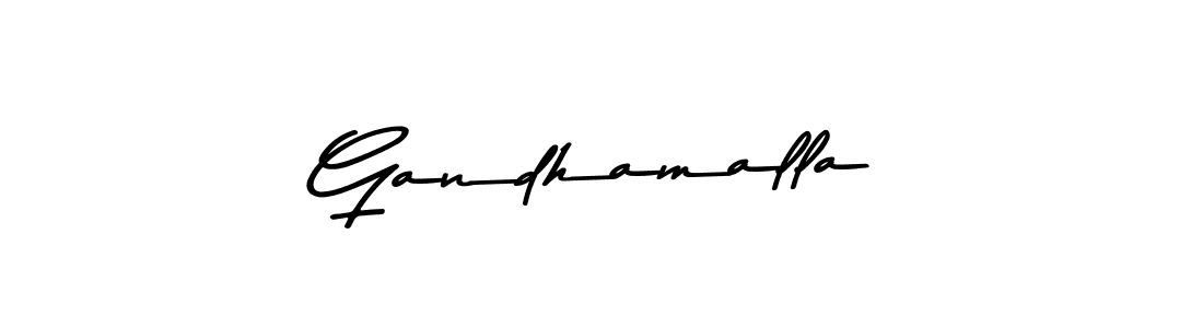 Also You can easily find your signature by using the search form. We will create Gandhamalla name handwritten signature images for you free of cost using Asem Kandis PERSONAL USE sign style. Gandhamalla signature style 9 images and pictures png