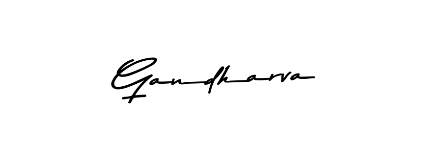 Use a signature maker to create a handwritten signature online. With this signature software, you can design (Asem Kandis PERSONAL USE) your own signature for name Gandharva. Gandharva signature style 9 images and pictures png