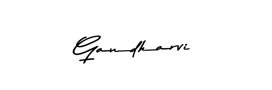 Design your own signature with our free online signature maker. With this signature software, you can create a handwritten (Asem Kandis PERSONAL USE) signature for name Gandharvi. Gandharvi signature style 9 images and pictures png