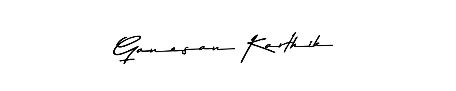 Make a beautiful signature design for name Ganesan Karthik. Use this online signature maker to create a handwritten signature for free. Ganesan Karthik signature style 9 images and pictures png