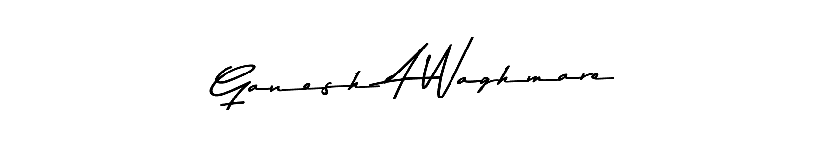 How to make Ganesh A Waghmare signature? Asem Kandis PERSONAL USE is a professional autograph style. Create handwritten signature for Ganesh A Waghmare name. Ganesh A Waghmare signature style 9 images and pictures png