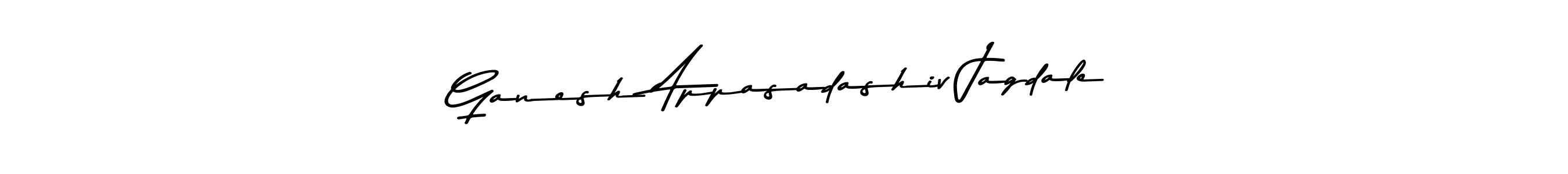 Make a beautiful signature design for name Ganesh Appasadashiv Jagdale. Use this online signature maker to create a handwritten signature for free. Ganesh Appasadashiv Jagdale signature style 9 images and pictures png