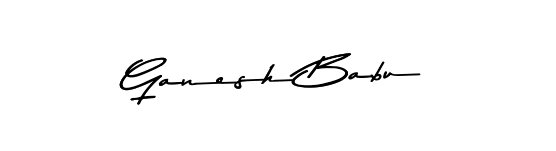 Design your own signature with our free online signature maker. With this signature software, you can create a handwritten (Asem Kandis PERSONAL USE) signature for name Ganesh Babu. Ganesh Babu signature style 9 images and pictures png