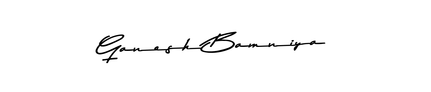 You should practise on your own different ways (Asem Kandis PERSONAL USE) to write your name (Ganesh Bamniya) in signature. don't let someone else do it for you. Ganesh Bamniya signature style 9 images and pictures png