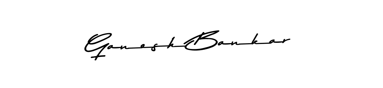 Create a beautiful signature design for name Ganesh Bankar. With this signature (Asem Kandis PERSONAL USE) fonts, you can make a handwritten signature for free. Ganesh Bankar signature style 9 images and pictures png