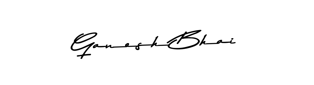 Use a signature maker to create a handwritten signature online. With this signature software, you can design (Asem Kandis PERSONAL USE) your own signature for name Ganesh Bhai. Ganesh Bhai signature style 9 images and pictures png