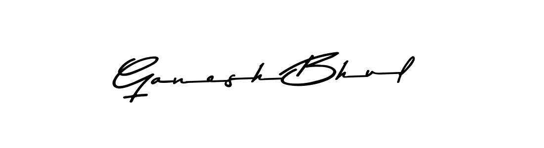 Use a signature maker to create a handwritten signature online. With this signature software, you can design (Asem Kandis PERSONAL USE) your own signature for name Ganesh Bhul. Ganesh Bhul signature style 9 images and pictures png