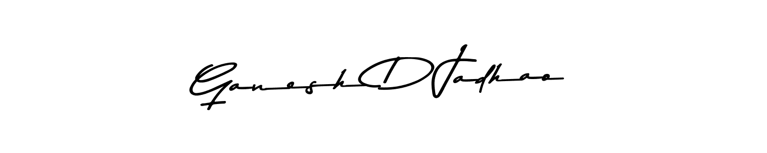 Similarly Asem Kandis PERSONAL USE is the best handwritten signature design. Signature creator online .You can use it as an online autograph creator for name Ganesh D Jadhao. Ganesh D Jadhao signature style 9 images and pictures png