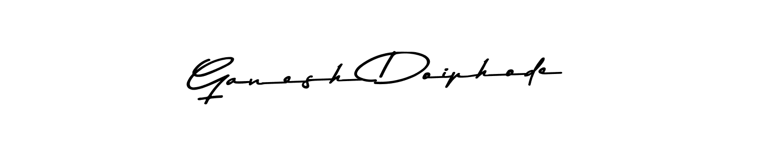 Create a beautiful signature design for name Ganesh Doiphode. With this signature (Asem Kandis PERSONAL USE) fonts, you can make a handwritten signature for free. Ganesh Doiphode signature style 9 images and pictures png