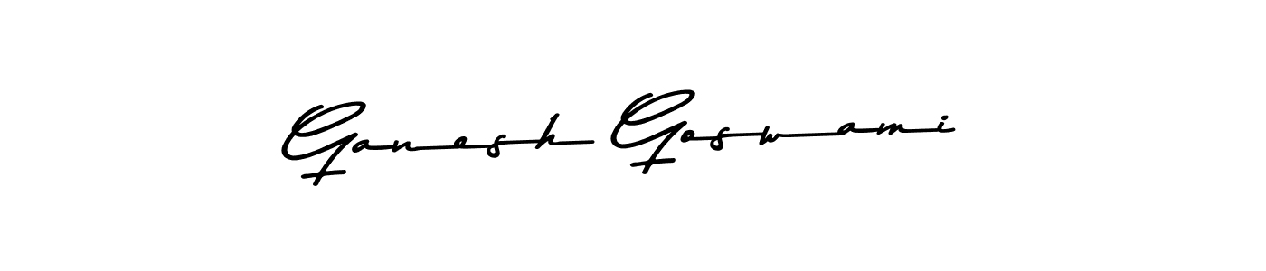 Similarly Asem Kandis PERSONAL USE is the best handwritten signature design. Signature creator online .You can use it as an online autograph creator for name Ganesh Goswami. Ganesh Goswami signature style 9 images and pictures png