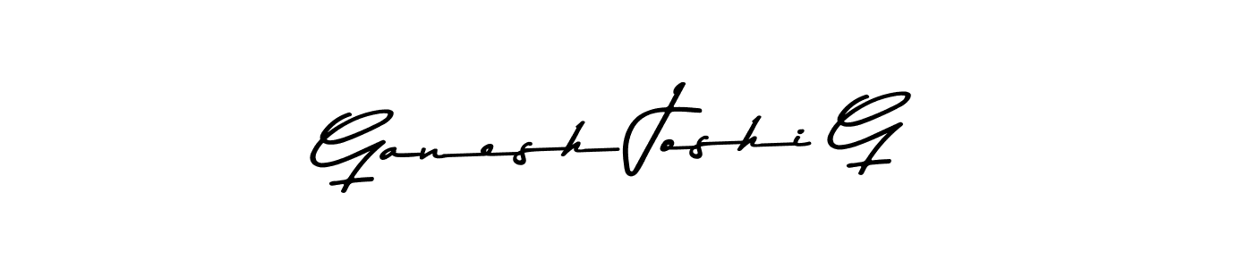 Design your own signature with our free online signature maker. With this signature software, you can create a handwritten (Asem Kandis PERSONAL USE) signature for name Ganesh Joshi G. Ganesh Joshi G signature style 9 images and pictures png