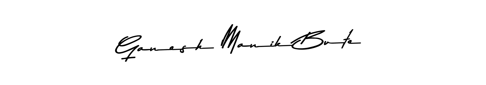 You should practise on your own different ways (Asem Kandis PERSONAL USE) to write your name (Ganesh Manik Bute) in signature. don't let someone else do it for you. Ganesh Manik Bute signature style 9 images and pictures png