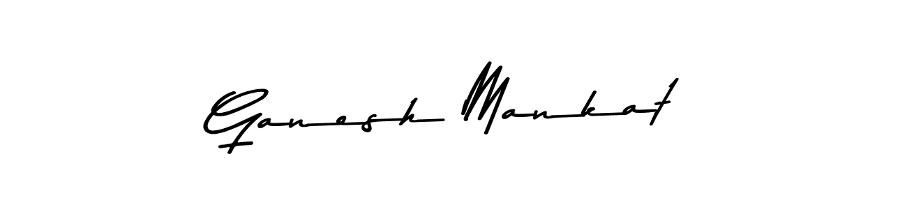 You should practise on your own different ways (Asem Kandis PERSONAL USE) to write your name (Ganesh Mankat) in signature. don't let someone else do it for you. Ganesh Mankat signature style 9 images and pictures png