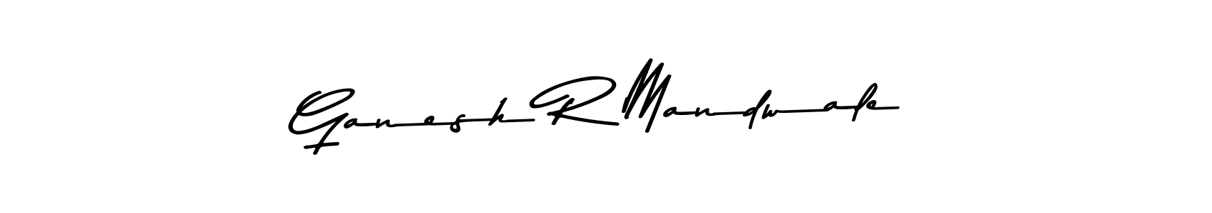 Make a beautiful signature design for name Ganesh R Mandwale. Use this online signature maker to create a handwritten signature for free. Ganesh R Mandwale signature style 9 images and pictures png