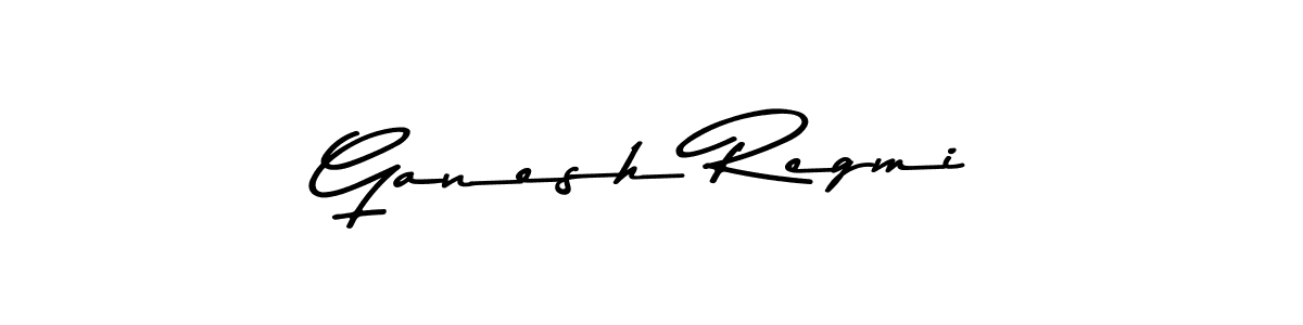 Use a signature maker to create a handwritten signature online. With this signature software, you can design (Asem Kandis PERSONAL USE) your own signature for name Ganesh Regmi. Ganesh Regmi signature style 9 images and pictures png