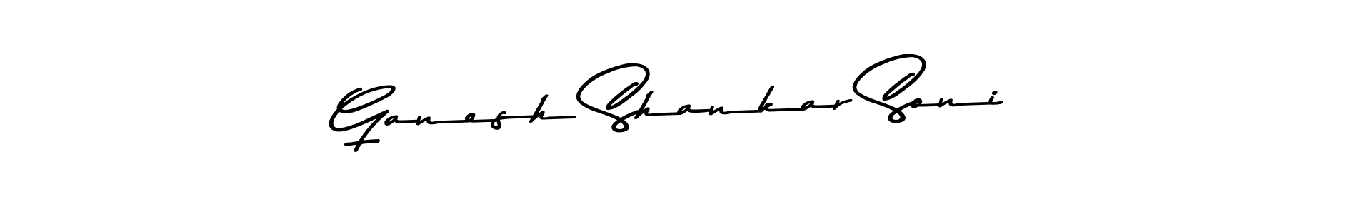 Asem Kandis PERSONAL USE is a professional signature style that is perfect for those who want to add a touch of class to their signature. It is also a great choice for those who want to make their signature more unique. Get Ganesh Shankar Soni name to fancy signature for free. Ganesh Shankar Soni signature style 9 images and pictures png