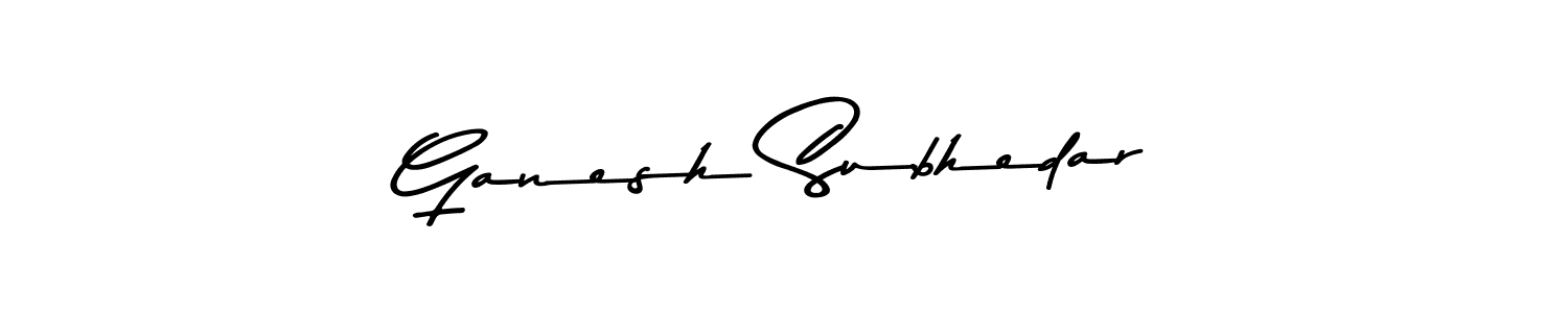 You can use this online signature creator to create a handwritten signature for the name Ganesh Subhedar. This is the best online autograph maker. Ganesh Subhedar signature style 9 images and pictures png