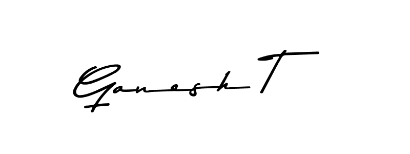 The best way (Asem Kandis PERSONAL USE) to make a short signature is to pick only two or three words in your name. The name Ganesh T include a total of six letters. For converting this name. Ganesh T signature style 9 images and pictures png