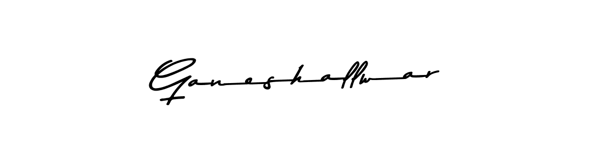 Ganeshallwar stylish signature style. Best Handwritten Sign (Asem Kandis PERSONAL USE) for my name. Handwritten Signature Collection Ideas for my name Ganeshallwar. Ganeshallwar signature style 9 images and pictures png