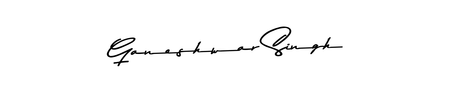 Create a beautiful signature design for name Ganeshwar Singh. With this signature (Asem Kandis PERSONAL USE) fonts, you can make a handwritten signature for free. Ganeshwar Singh signature style 9 images and pictures png