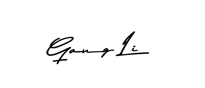 Make a beautiful signature design for name Gang Li. With this signature (Asem Kandis PERSONAL USE) style, you can create a handwritten signature for free. Gang Li signature style 9 images and pictures png