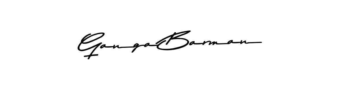 You should practise on your own different ways (Asem Kandis PERSONAL USE) to write your name (Ganga Barman) in signature. don't let someone else do it for you. Ganga Barman signature style 9 images and pictures png