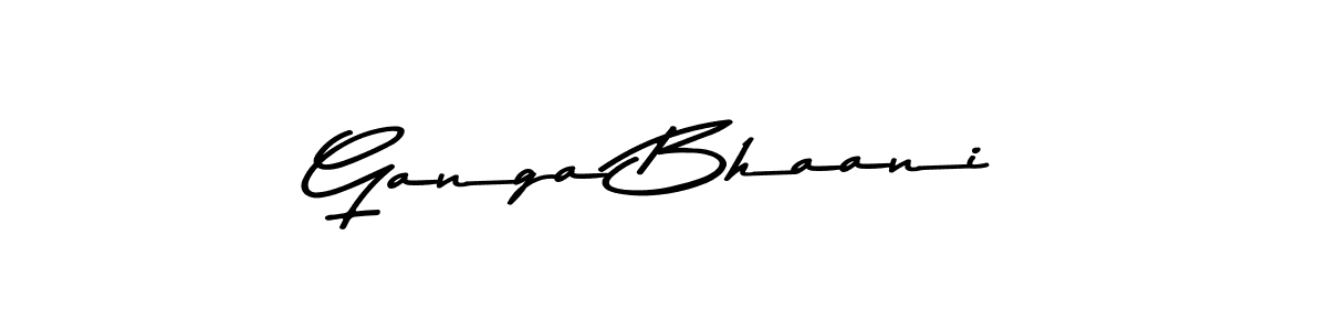 This is the best signature style for the Ganga Bhaani name. Also you like these signature font (Asem Kandis PERSONAL USE). Mix name signature. Ganga Bhaani signature style 9 images and pictures png