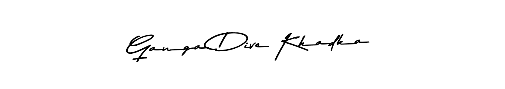 Make a beautiful signature design for name Ganga Dive Khadka. Use this online signature maker to create a handwritten signature for free. Ganga Dive Khadka signature style 9 images and pictures png