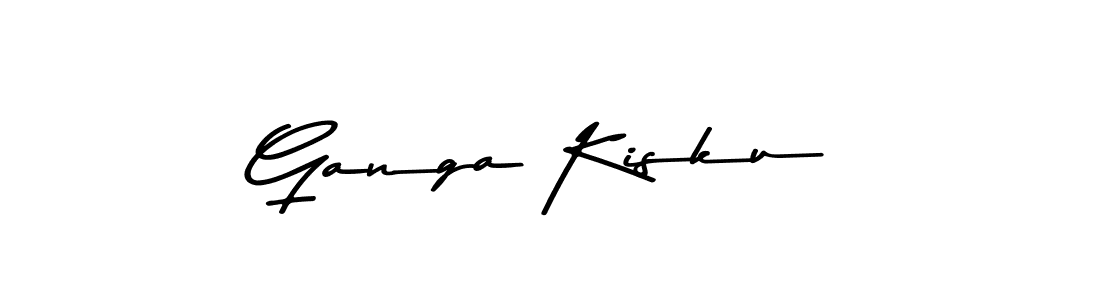 Asem Kandis PERSONAL USE is a professional signature style that is perfect for those who want to add a touch of class to their signature. It is also a great choice for those who want to make their signature more unique. Get Ganga Kisku name to fancy signature for free. Ganga Kisku signature style 9 images and pictures png