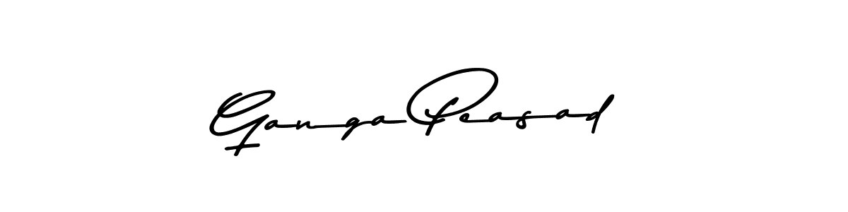 Design your own signature with our free online signature maker. With this signature software, you can create a handwritten (Asem Kandis PERSONAL USE) signature for name Ganga Peasad. Ganga Peasad signature style 9 images and pictures png