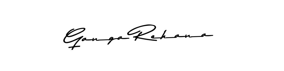 Here are the top 10 professional signature styles for the name Ganga Rehana. These are the best autograph styles you can use for your name. Ganga Rehana signature style 9 images and pictures png