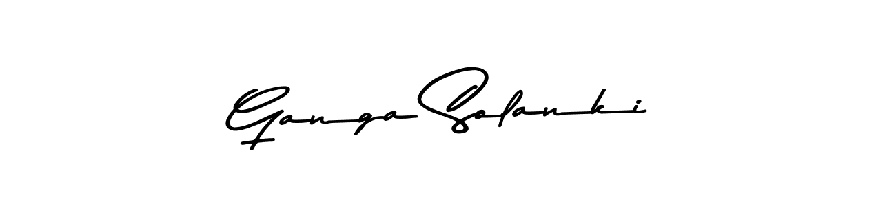 How to make Ganga Solanki signature? Asem Kandis PERSONAL USE is a professional autograph style. Create handwritten signature for Ganga Solanki name. Ganga Solanki signature style 9 images and pictures png