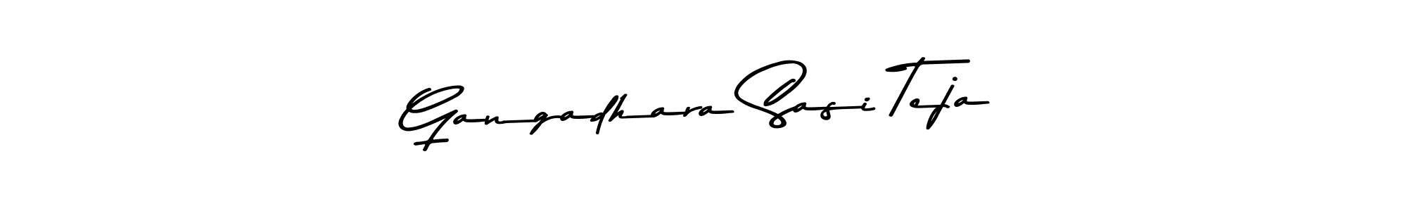 Create a beautiful signature design for name Gangadhara Sasi Teja. With this signature (Asem Kandis PERSONAL USE) fonts, you can make a handwritten signature for free. Gangadhara Sasi Teja signature style 9 images and pictures png