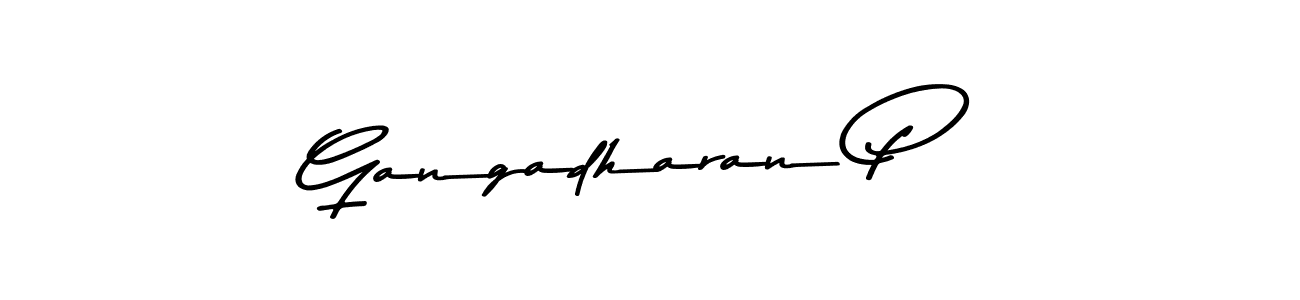 The best way (Asem Kandis PERSONAL USE) to make a short signature is to pick only two or three words in your name. The name Gangadharan P include a total of six letters. For converting this name. Gangadharan P signature style 9 images and pictures png